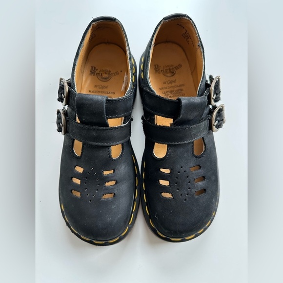 Vintage 90s Doc Dr. Martens Mary Jane Double Strap Shoes - Picture 8 of 13